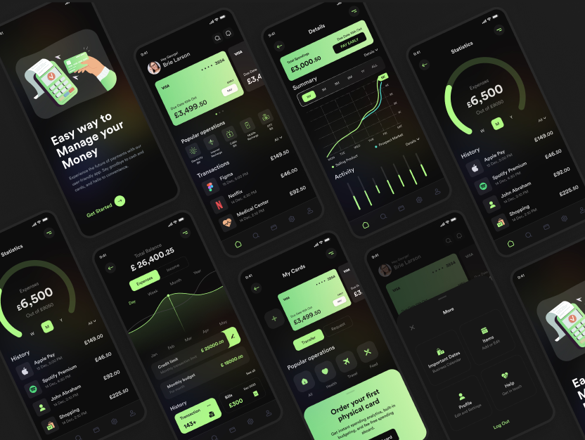 Aivora mobile app screens showing whale tracking, portfolio management, and crypto analytics